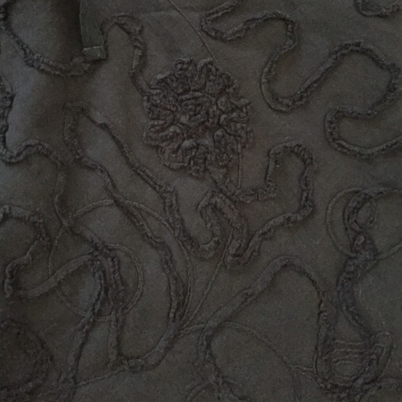 MAX STUDIO Skirt Floral Texture Chenille Skirt M - Picture 4 of 4